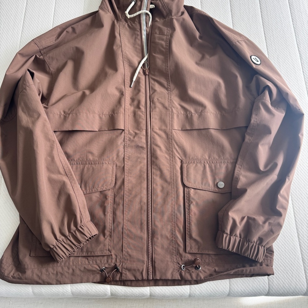 Vuori Elijo Rain Jacket Brown Clove - Picture 4 of 8